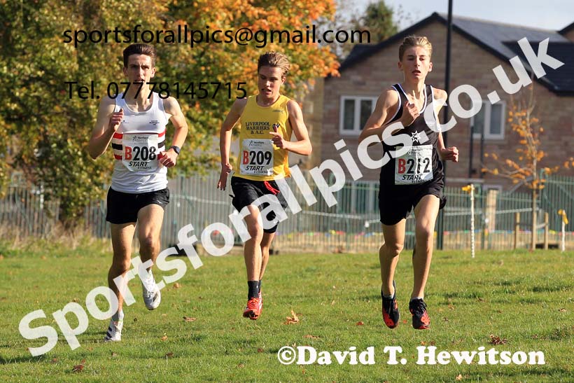 Mens under-17s 2022 Northern Cross Country Relays, Graves Park, Sheffield. Photo: David T. Hewitson/Sports for All Pics